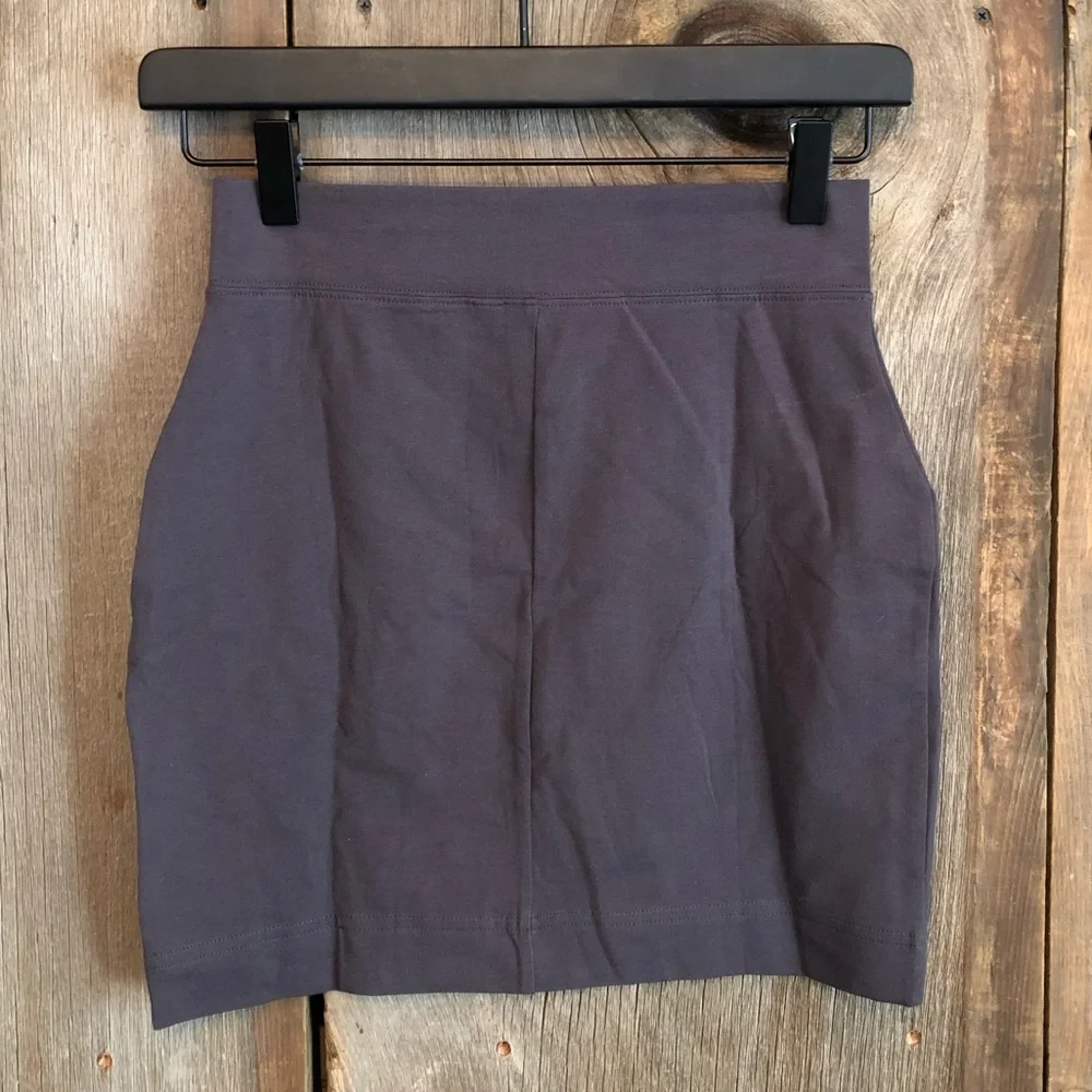 2013 NWOT Moda International Victoria’s Secret Gray Bodycon Mini Skirt Small
